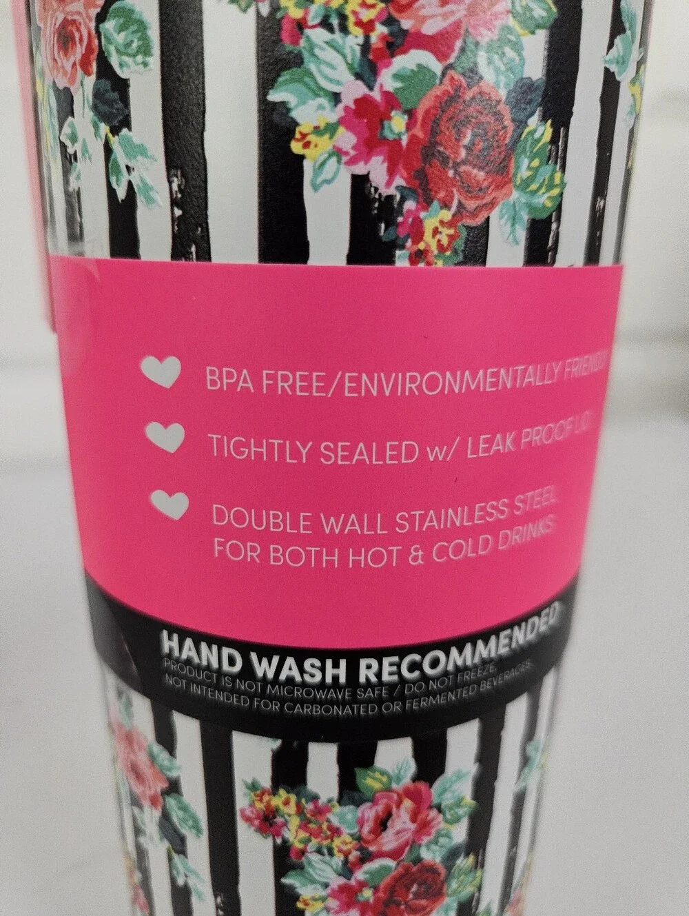Betsey Johnson NWT Tumbler